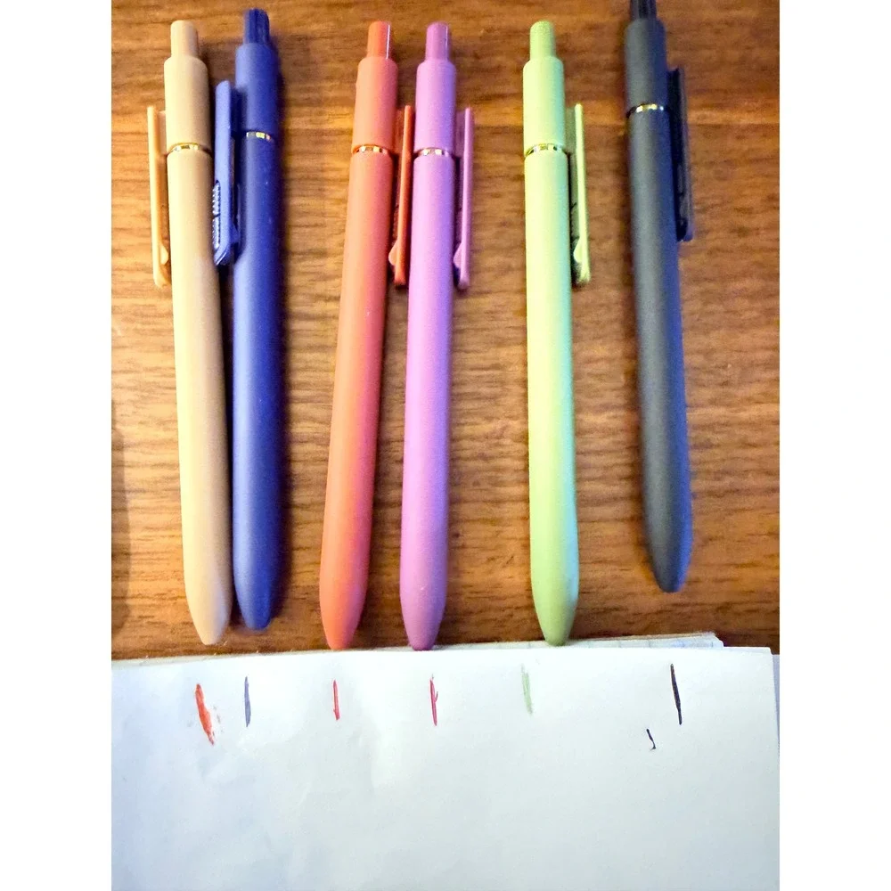 Hiacry 0.7mm Gel Fidget Pens & Cello Techno Tip 0.6mm Ballpoint Pen Lot 17pc